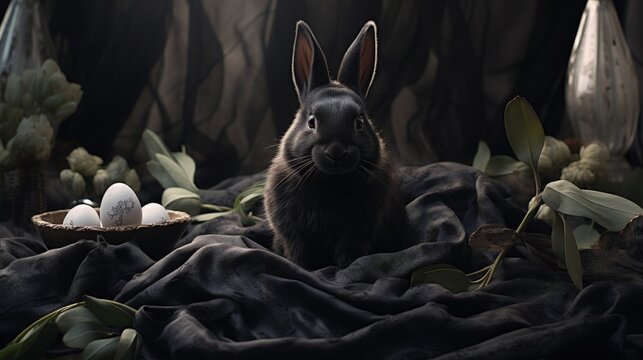 Schwarzer Osterhase