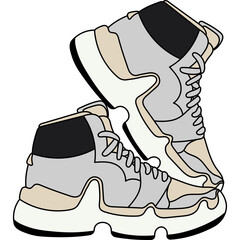 Shoes Illustration Vector