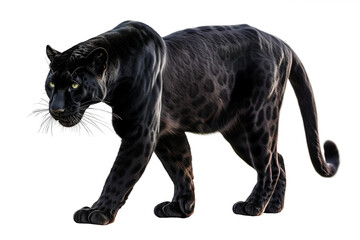 Obraz premium Black Panther isolated on white