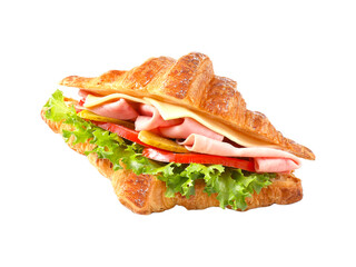 sandwich with ham and cheese