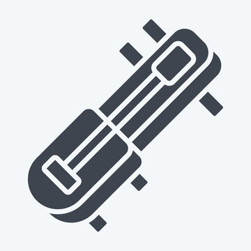 Icon Krapeu. related to Cambodia symbol. glyph style. simple design editable. simple illustration