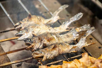 ヤマメの塩焼き