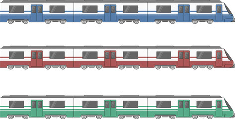 Flat train set draw