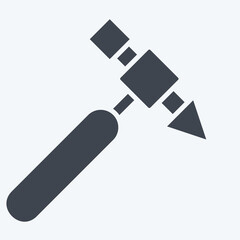 Icon Hammer. related to Welder Equipment symbol. glyph style. simple design editable. simple illustration