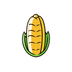 illustration vector of a corn