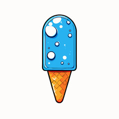 ice cream cartoon style