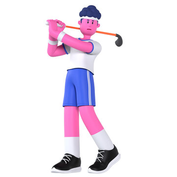 GOlf Boy Sport Game Competition