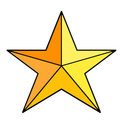 star icon vector illustration 