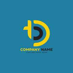 TDD Letter Logo Design, Inspiration for a Unique Identity. Modern Elegance and Creative Design. Watermark Your Success with the Striking this Logo.