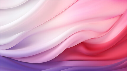 Obraz premium Pink and purple gradient silk texture wavy background 