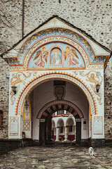 Fototapeta premium Rila monastery entrance