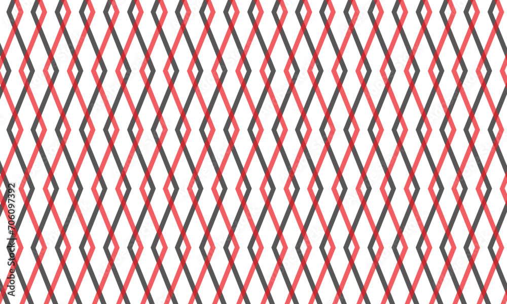 Poster abstract monochrome red black net pattern.