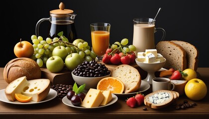 Still Life of Food and Drinks: A Celebration of Food and Life