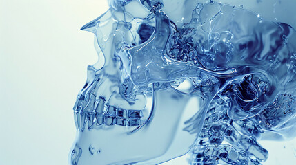 x-ray, human skull, anatomy 