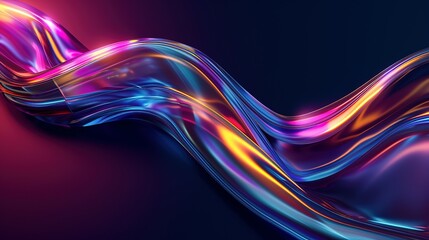 Abstract fluid liquid curved wave with copy space background