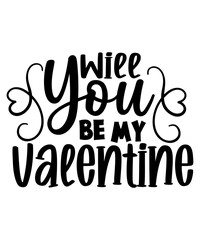 Valentine SVG Bundle, Valentines Day SVG Bundle, Love SVG, Valentine Gift svg, Heart svg, Valentine Quotes Shirt svg, svg Cut Files Cricut