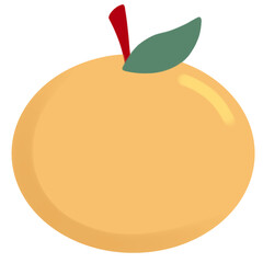 Illustration PNG of Chinese Mandarin Orange, Perfect for Decoration and Greeting Card of Chinese New Year 