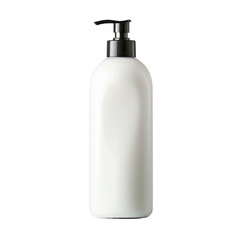 Silky Lotion Bottle Isolation on a transparent background.