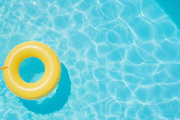 swimming pool floats, Summer swimming pool full of fun floats, View from above