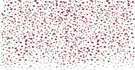Red Glitter Heart Overlay, Hearts Transparent PNG Valentine's Day Graphics