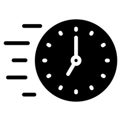 fast time clock icon