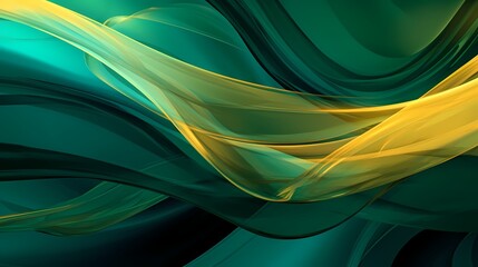 Golden strands interlace with emerald greens, crafting a visually striking and clear solid different bright color abstract background
