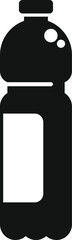 Drink bottle icon simple vector. Juice bottle food. Take away food