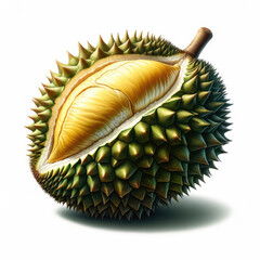 a durian, known as the 'King of Fruits