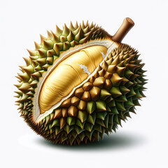 a durian, known as the 'King of Fruits