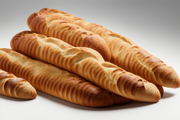 Baguette's Minimal Marvel. generative AI.