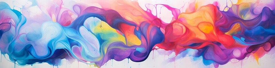 HD capture unveils the dynamic choreography of vibrant colors on a marble canvas, forming an abstract symphony of breathtaking beauty.