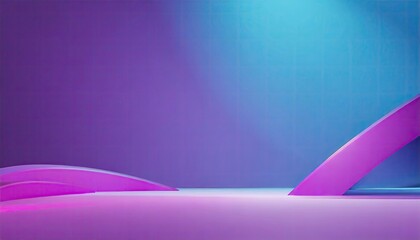 Abstract blue and purple background with smooth lines for design purpose.
