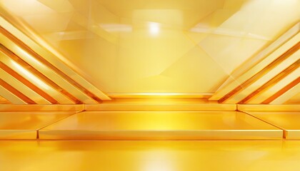 Abstract gold background with smooth lines for design purpose.