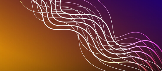 Dynamic wave geometric design. Vector Illustration For Wallpaper, Banner, Background, Card, Book Illustration, landing page