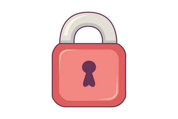 Padlock Functional Game Related Sticker