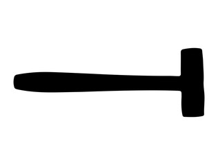 Handyman Tool silhouette vector art white background