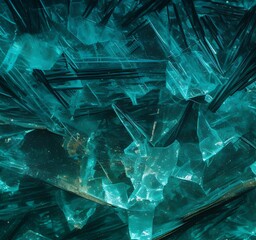 The texture of blue crystal ore crystals.  Soul-Healing Crystal Texture Background.