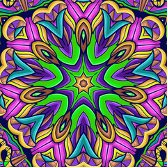 	
Wallpaper vintage detailed and beautiful mandala pattern background premium vector