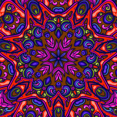 	
Wallpaper vintage detailed and beautiful mandala pattern background premium vector