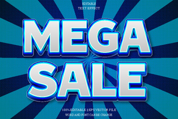 Mega sale Editable Text Effect
