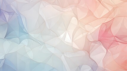 Fototapeta na wymiar Intricate Voronoi triangulation meets a symphony of pastel tones, creating an ethereal abstract masterpiece in high definition.