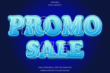 Promo sale Editable Text Effect