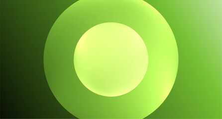 Neon glass circle copyspace for your text or product presentation geometric background. Vector illustration For Wallpaper, Banner, Background, Card, Book Illustration, landing page