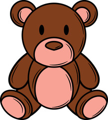 Valentine's Day Teddy Bear Doodle