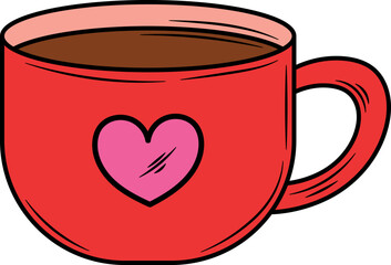 Valentine's Day Valentine Couple Cup Doodle