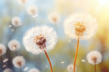 Dreamy Dandelions: Use dandelions in the foreground.