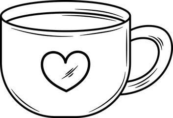 Valentine's Day Valentine Couple Cup Doodle