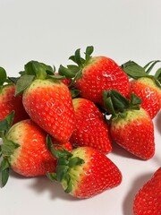 Fresh and sweet seasonal strawberries