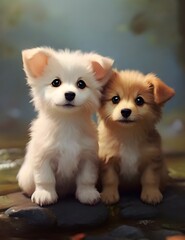 two chihuahua puppies