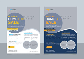 Real Estate Flyer Design, Real Estate flyer template, Flyer Design template, Home Sale Flyer Design